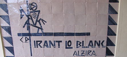 Mural de Cerámica Irant Lo Blank II