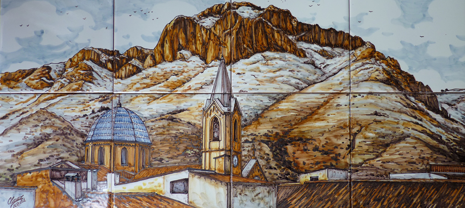 Mural de Cerámica - Pueblo Nevado